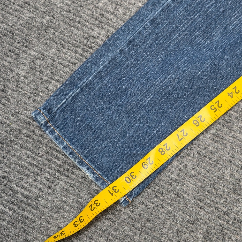 American Eagle Stretch Straight Leg Jeans Womens Size 6 Regular Medium Wash Blue - Picture 7 of 10